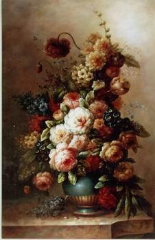 unknow artist Floral, beautiful classical still life of flowers.047 France oil painting art